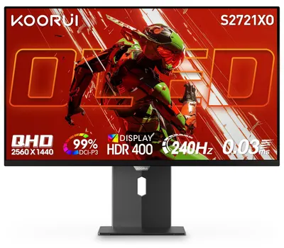 Monitor gaming KOORUI - S2721XO, 27'', 240Hz, 0.03ms, QD-OLED, QHD