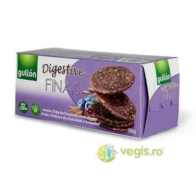 Biscuiti Digestivi cu Bucati de Ciocolata si Afine 270g
