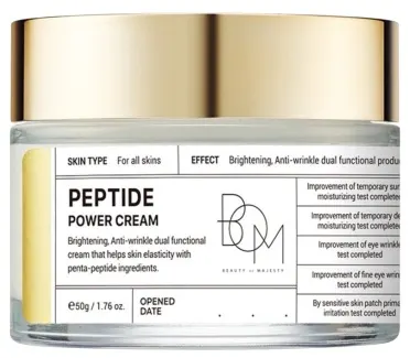 Cremă de față BOM Peptide Power, 50 g