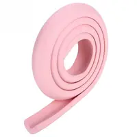 Rola protectie multifunctionala pentru margini si muchii Cangaroo Soft Guard Roz din spuma autoadeziva 2m,utilizare pe blaturi, mese, dulapuri, scari, mobilier