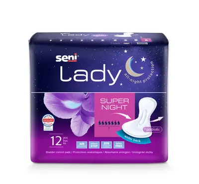 Absorbante urologice Super Night Lady, 12 bucati, Seni