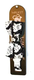Walkit Zgarda Pisica Canvas 1.0 X 20-30 cm Negru