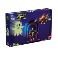Set constructie Plus-Plus, 360 piese, Construieste si Straluceste, culori fluorescente
