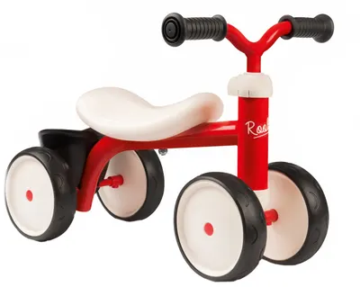 Bicicletă de echilibru Smoby Rookie Ride - Roșie