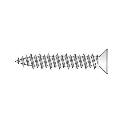 Surub Pvc 10 Otel Zincat Galben-3.9 X 22