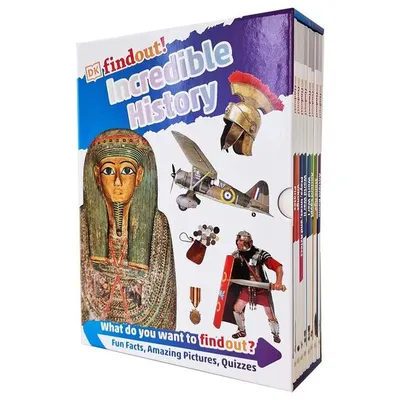 DK Findout! Series - Incredible History - 8 Books Box Set