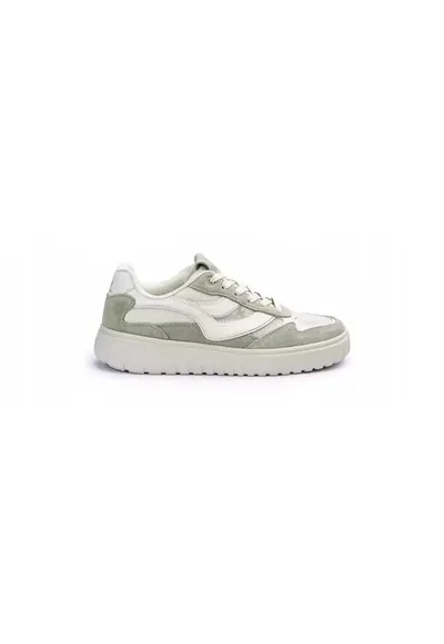 TORO WAVE - piele naturala verde/alb - Alb/Verde