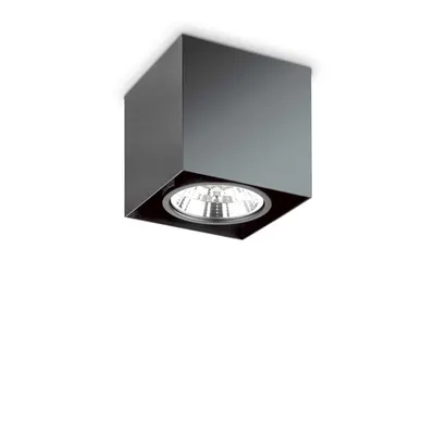 Corp de iluminat cu montaj pe tavan, plafoniera MOOD PL1 D15 SQUARE NERO