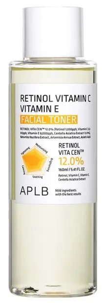 APLB Toner facial Retinol Vitamin C Vitamin E, 160 ml
