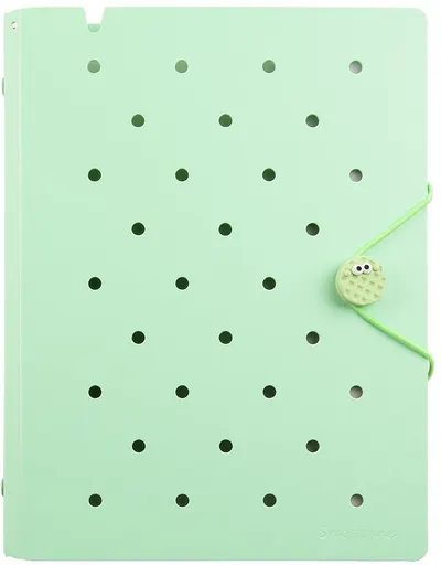 Agendă Sworld ME - A5, cu 6 inele, 40 foi, verde