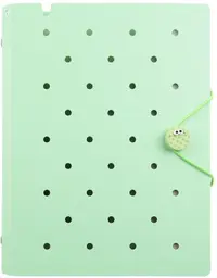 Agendă Sworld ME - A5, cu 6 inele, 40 foi, verde