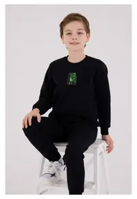 Set doua piese - RP3652 - Negru - Negru