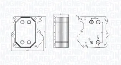 Radiator Ulei Potrivit Citroen Jumper Ii; Fiat Ducato; Ford Tourneo Custom V362, Transit, Transit Custom V362, Transit Tourneo, Transit V363; Peugeot Boxer 2.2d 04.06