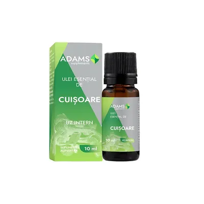 Ulei esential de Cuisoare pentru uz intern, 10ml, Adams Supplements