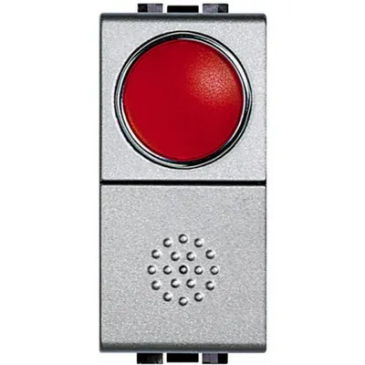 Buton cu indicator rosu 10A - 250V LiVing Light -Tech