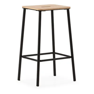Set de scaune de bar negru 2 buc. (înălțime șezut 65 cm) Abba – Marckeric