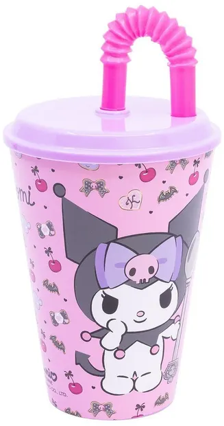 Cană cu pai Stor Kuromi – 430 ml