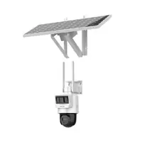 Camera supraveghere IP Speed Dome PT GSM 4G cu panou solar HikVision DS-2DE2C400IWG-K/4G/C09S20, 4 MP, 2.8 mm, IR 30 m, microfon, difuzor, slot card, acumulator 8000 mAh
