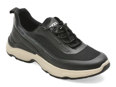 Pantofi sport GRYXX negri, 63519, din material textil