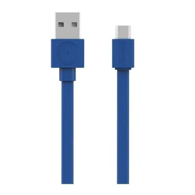 Cablu USB 2.0, Micro USB, 1.5 m, Albastru, Allocacoc