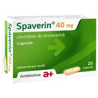 Spaverin 40 mg, Antibiotice SA | 20 capsule