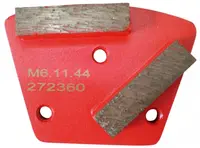 Placa cu segmenti diamantati pt. slefuire pardoseli - segment mediu (rosu) - # 30 - prindere M6 - DXDH.8506.11.43