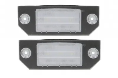 Lumina numar inmatriculare, culoare lumina: alb; set, 12V, cu aprobare circulatie potrivit FORD FOCUS II 07.04-09.12