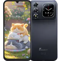 Telefon Fossibot S7, 4G, Dual SIM, 6.9 120Hz, Octa-Core T615, 8GB RAM, 256GB, Camera 16MP + 8MP, 5000mAh, Android 16, Black