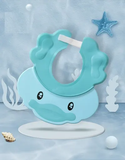 Protectie baita Little Mom Duckling Blue pentru ochi si urechi, flexibila, ajustabila, cu margini rotunjite
