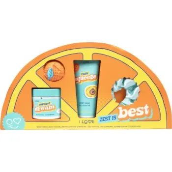 I Love Zest is Best set cadou pentru baie parfum Zesty Orange