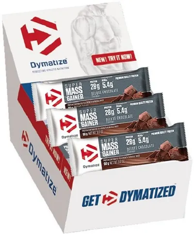 Mass Gainer Deluxe Batoane proteice, chocolate, 10 buc, Dymatize