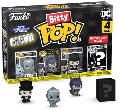 Set mini figurine Funko Bitty POP! DC Comics: Batman - 4-Pack (Series 3)