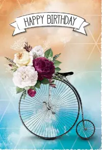 Felicitare Gespaensterwald - Silver Line, Bicicleta