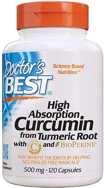 High Absorption Curcumin, 500 mg, 120 capsule, Doctor's Best