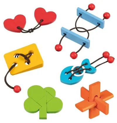 Jocuri logice si puzzle-uri pentru copii Goki - in sortiment