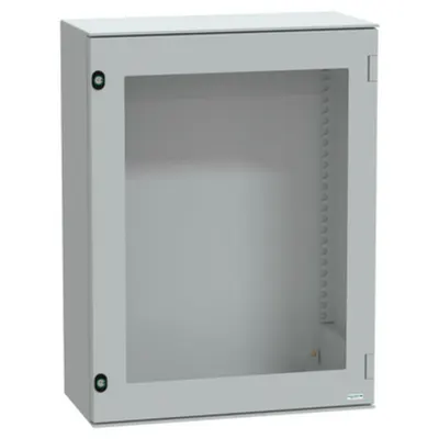 Carcasa montare perete poliester monobloc IP66 H847xW636xD300mm usa cu geam