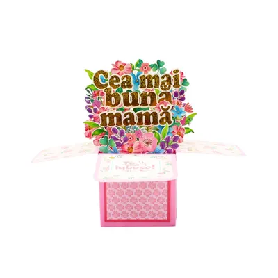 Decorațiune din hârtie Magic Pop-Ups Cea mai bună mamă