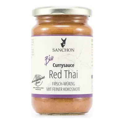 Sos curry rosu thailandez bio 340g Sanchon