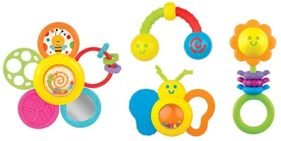 Set zornăitoare WinFun - Grădină, 4 buc