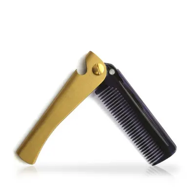 Pieptene barba / mustata - Auriu