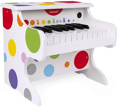 Pian electronic pentru copii Janod - Confetti