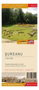 Munții Șureanu. Hartă de drumeție - Paperback - ***