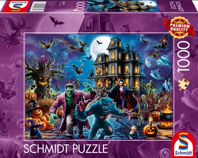 Puzzle Schmidt din 1000 piese - Noaptea de Halloween