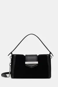 Karl Lagerfeld geantă crossbody pentru femei din piele întoarsă