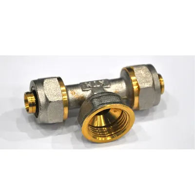 Teu pexal 16 mm x 1/2' x 16 mm F (filet interior) fiting nedemontabil