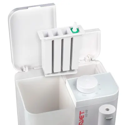 Irigator bucal Little Doctor Aquajet LD-A9, 400-1800 impulsuri pe minut, 4 duze incluse si maner ergonomic Soft-Touch