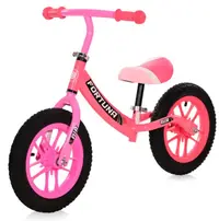Bicicletă de echilibru Lorelli - Fortuna Air, cu jante iluminate, roz