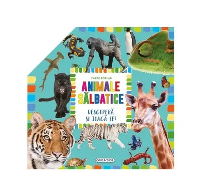 Animale sălbatice. Carte pop-up. Descoperă și joacă-te! - Hardcover - ***