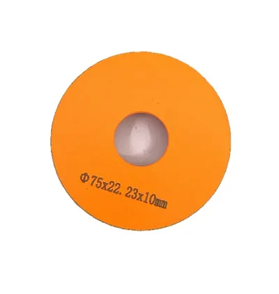 Freza diamantata pentru profilare granit, marmura, gresie Profil Semicerc Full Bullnose exterior, R-5mm, ∅75x22,23mm - DXDY.FPP.BN10