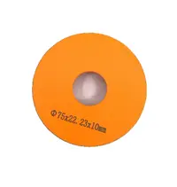 Freza diamantata pentru profilare granit, marmura, gresie Profil Semicerc Full Bullnose exterior, R-5mm, ∅75x22,23mm - DXDY.FPP.BN10